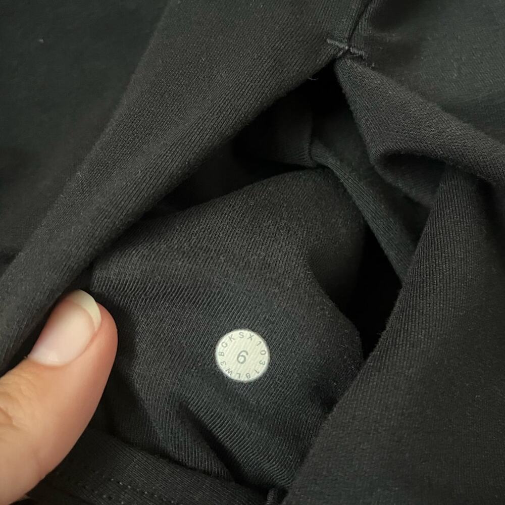 Lululemon High Lines Pullover Sweatshirt Cowl Neck Pockets Active Gym Black 6 - Picture 7 of 10